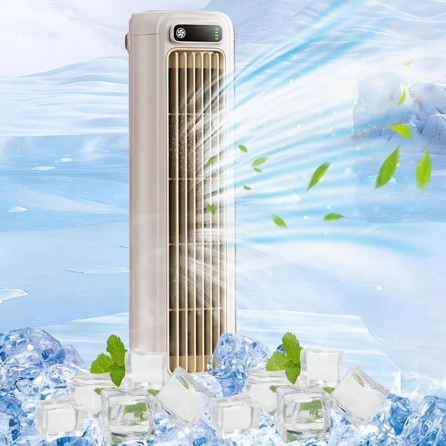 Epicooler Portable AC releasing a cool, fresh breeze